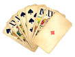 Vintage Hand of Cards