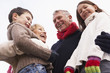 Photo: Grandparents Hugging Their Grandchildren Grandparents Hugging Their Grandchildren