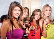 girl friends at a party