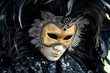 Venice carnival costume mask