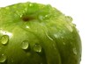 Green apple background