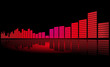 Vector equalizer bar reflected Vector equalizer bar reflected