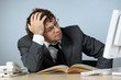 Stressed businessman