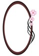 Computer generated frame, decorated abstract flowers. Computer generated frame, decorated abstract flowers.