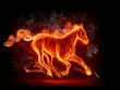 Fiery stallion