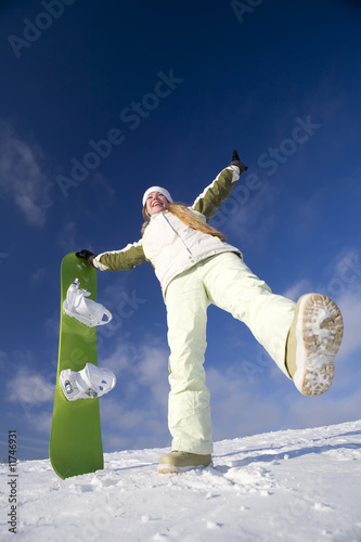 Photo: Snowboarder Snowboarder
