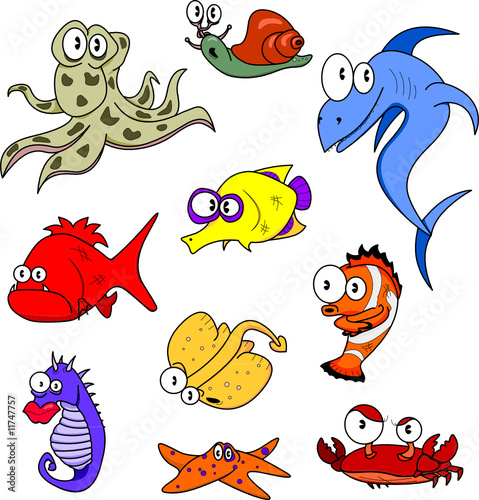 Cartoon Pictures Of Octopus. Cartoon sea creatures