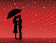 Red valentine background.