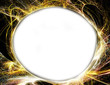 Circular fractal frame