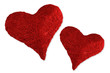 heart shape wrapped with red yarn