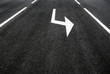 street, road, arrow direction