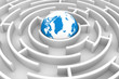 Achievement of the purpose. 3D image Achievement of the purpose. 3D image