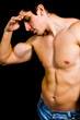 Muscular sexy bodybuilder