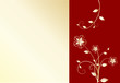 gold floral background