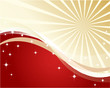 gold and red abstract background with sun rays