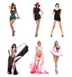 Six beautiful girls