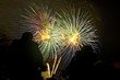 Watching a fourth of July fireworks display...