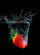 Splashing Strawberry