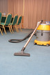 vacuum machine on carpet at meeting room