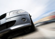 Fast car moving with motion blur Fast car moving with motion blur