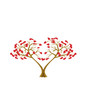 Two heart trees