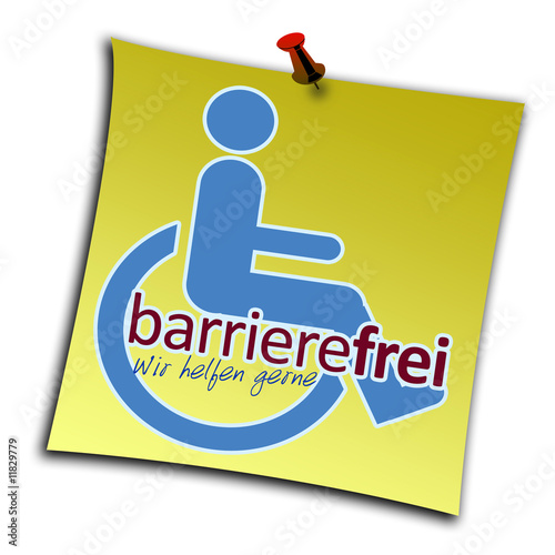 barrierefrei behinderung rollstuhl pin
