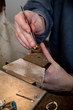 Goldsmith work in process Goldsmith work in process