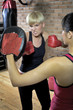 boxing in the gym