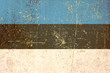 flag of estonia grunge version