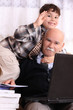 grandfather and grandson