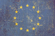 grunge European Union Flag grunge European Union Flag