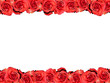 Rahmen: Rote Rosen - Symbolbild Liebe/ Valentinstag/ frame Rahmen: Rote Rosen - Symbolbild Liebe/ Valentinstag/ frame