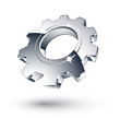 Engrenage chrome