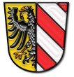 Illustration: Stadtwappen Nürnberg im Aqua-Stil Stadtwappen Nürnberg im Aqua-Stil