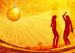 Mirror ball and dancing girls