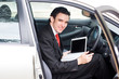 businessman on business trip