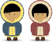 Eskimo / Inuit Boy & Girl
