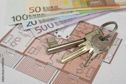 Grundriss einer Wohnung