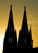 Kolner Dom in sunset light