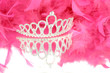 tiara and boa