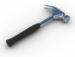 Hammer on a white background. Isolated 3D image Hammer on a white background. Isolated 3D image