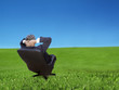 Daydreaming - businessman relaxing