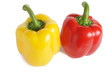 Red and yellow peppers