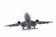 isolated jet aircraft landing