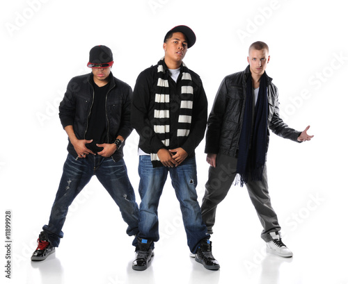 Photo: Three Young Men Standing Three Young Men Standing