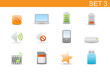 set of elegant simple icons set of elegant simple icons