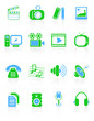 Miscellaneous multimedia vector icons Miscellaneous multimedia vector icons