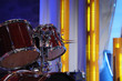 Drum Kit on the stage