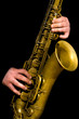 Man playing saxophone