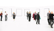 People in showroom